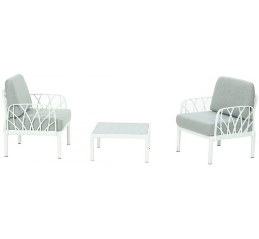 garda-balcony-set-pp-28606-100756 Garda Balcony σετ Πολυπροπυλενίου Λευκό/γκρι - Image 1
