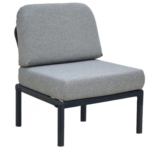 garda-karekla-polypropylene-28997-103166 Garda Καρέκλα Πολυπροπυλενίου Ανθρακί/γκρι - Image 1