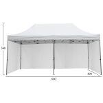 Gazebo Επαγγελματικο Βαρεως Τυπου Cressen HM21099.01 Πτυσσομενο Αλουμινιου 3x6x3,4yμ - Image 2
