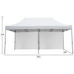 Gazebo Επαγγελματικο Βαρεως Τυπου Cressen HM21099 Πτυσσομενο Αλουμινιου 3x6x3,4yμ - Image 7
