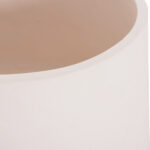 Γλαστρα Εσωτ.χωρου Quan HM4680.02L Fiber Cement Λευκο--Βαση Teak φ38x62υεκ - Image 7