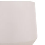 Γλαστρα Εσωτ.χωρου Quan HM4680.02L Fiber Cement Λευκο--Βαση Teak φ38x62υεκ - Image 9