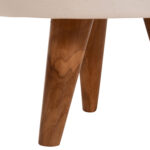 Γλαστρα Εσωτ.χωρου Quan HM4680.02S Fiber Cement Λευκο--Βαση Teak φ37x36υεκ - Image 9