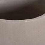 Γλαστρα Εσωτ.χωρου Quan HM4680.03L Fiber Cement Γκρι--Βαση Teak φ38x62υεκ - Image 7