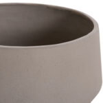Γλαστρα Εσωτ.χωρου Quan HM4680.03S Fiber Cement Γκρι--Βαση Teak φ37x36υεκ - Image 10
