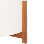 Γλαστρα/Κασπο Εσωτ.χωρου Hoff HM4682.02L Fiber Cement Λευκο-Teak Βαση φ50x35υεκ - Image 9