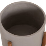 Γλαστρα Εσωτ.χωρου Rentil HM4684.03S Fiber Cement Χρωμα Γκρι--Βαση Teak φ27x56υ - Image 10