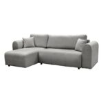 Γωνιακος Καναπες Fylliana Fiesta Γκρι Χρωμα 265x165x95εκ