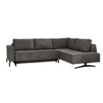 Γωνιακος Καναπες Fylliana Madrid Γκρι Χρωμα 290x210x110εκ