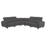 Γωνιακος Καναπες Με Recline Oracle HM3290.01 Γκρι Υφασμα 260x260x90(κάθισμα)x94υεκ.