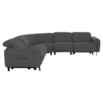 Γωνιακος Καναπες Με Recline Oracle HM3290.01 Γκρι Υφασμα 260x260x90(κάθισμα)x94υεκ. - Image 4