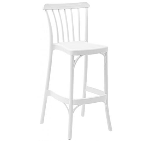 gozo-75-65-skampo-bar-22463-100472 Gozo 75-Ivory White Σκαμπό Μπαρ Πολυπροπυλενίου - Image 1