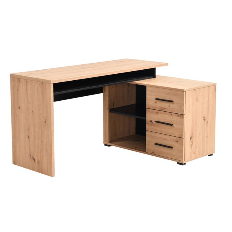 grafeio-arhimed-artisan-oak-mayro-138102751668764101 Γραφειο Arhimed Artisan Oak-Μαυρο 138x102x75εκ - Image 1