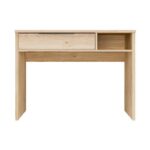 Γραφειο Aria Mauvella Oak Χρωμα 101x50x77εκ - Image 3