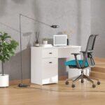 Γραφειο Diofant 1f1v Λευκο Χρωμα 98x45x74εκ - Image 2