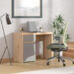 Γραφειο Diofant 1f1v Lp Artisan-Γκρι Γραφιτης Χρωμα 98x45x74εκ - Image 2