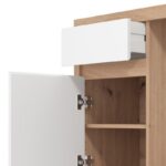 Γραφειο Diofant 1f1v Lp Artisan-Λευκο Χρωμα 98x45x74εκ - Image 4