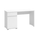 Γραφειο Elan Opaque White Gloss Foil 130x50x76εκ - Image 3