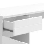 Γραφειο Elan Opaque White Gloss Foil 130x50x76εκ - Image 5