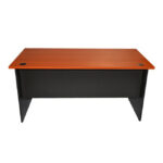 Γραφειο Επαγγελματικο Sienna 120x70x75 HM2015.03 Γκρι-Κερασι - Image 2
