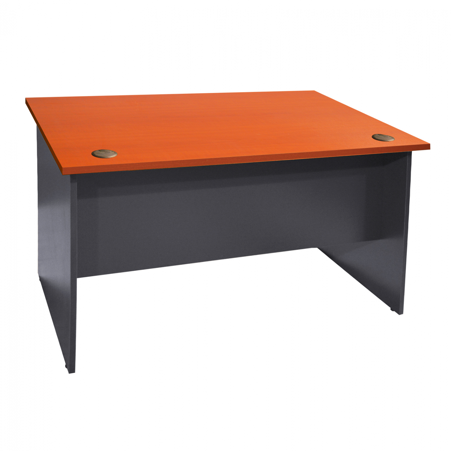 grafeio-epaggelmatiko-150x75x74-hm201603 Γραφειο Επαγγελματικο Sienna 150x75x74 HM2016.03 Γκρι-Κερασι - Image 1