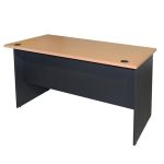Γραφειο Επαγγελματικο Abelina 150x75x75 HM2016.01 Γκρι-Οξια - Image 2