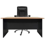 Γραφειο Επαγγελματικο Abelina 150x75x75 HM2016.01 Γκρι-Οξια - Image 4