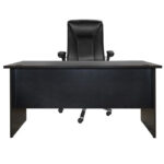 Γραφειο Επαγγελματικο Caitlyn 150x75x75 HM2016.02 Wenge - Image 3