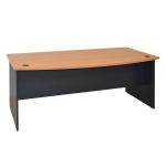 Γραφειο Επαγγελματικο 180x93.5x74. Cadak HM2017.01 Γκρι-Οξια