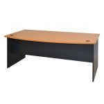 Γραφειο Επαγγελματικο 180x93.5x74. Cadak HM2017.01 Γκρι-Οξια - Image 3