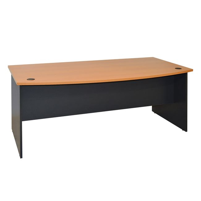 grafeio-epaggelmatiko-180x935x74-executi Γραφειο Επαγγελματικο 180x93.5x74. Cadak HM2017.01 Γκρι-Οξια - Image 1