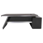 Γραφειο Επαγγελματικο Αριστερη Γωνια Rosewood HM2083L 220x180x76υεκ. - Image 5