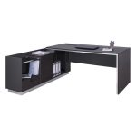 Γραφειο Επαγγελματικο Αριστερη Γωνια Rosewood HM2086L 180x170x76υ Εκ.