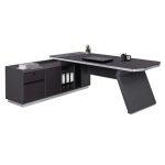 Γραφειο Επαγγελματικο Αριστερη Γωνια Rosewood HM2084L 220x180x76υεκ.