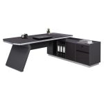 Γραφειο Επαγγελματικο Δεξια Γωνια Rosewood HM2084R 220x180x76υ Εκ.