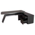 Γραφειο Επαγγελματικο Δεξια Γωνια Rosewood HM2083R 220x180x76υ Εκ. - Image 12