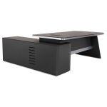 Γραφειο Επαγγελματικο Δεξια Γωνια Rosewood HM2083R 220x180x76υ Εκ. - Image 13