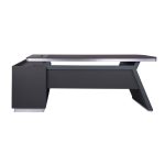 Γραφειο Επαγγελματικο Δεξια Γωνια Rosewood HM2084R 220x180x76υ Εκ. - Image 4