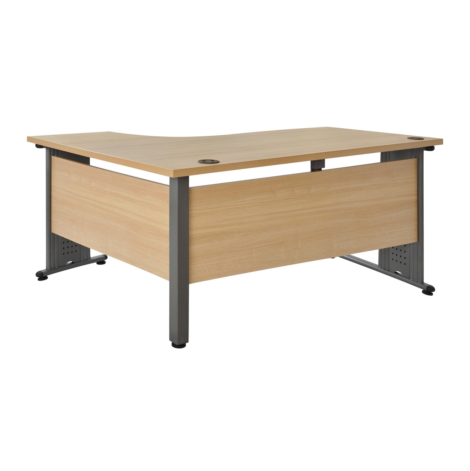 grafeio-epaggelmatiko-fb204301r-oxia-me- Γραφειο Επαγγελματικο Valden HM2043.01R Οξια Με Δεξια Γωνια 160x120x75 - Image 1
