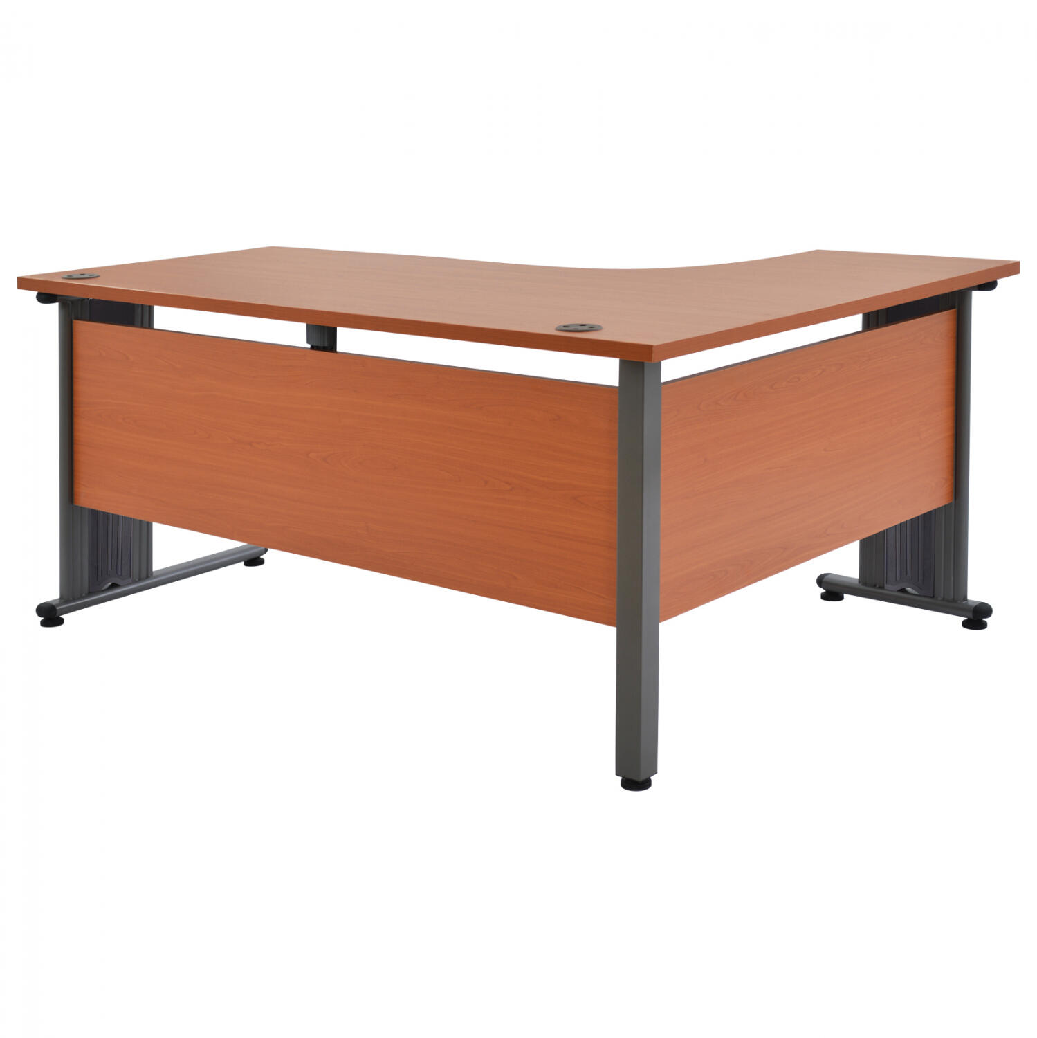grafeio-epaggelmatiko-fb204303l-kerasi-a Γραφειο Επαγγελματικο Valden HM2043.03L Κερασι Αριστερη Γωνια 160x120 - Image 1