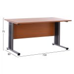 Γραφειο Επαγγελματικο Vance HM2045.03 Κερασι 150x80x75 - Image 2