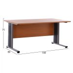 Γραφειο Επαγγελματικο Valden HM2046.03 Κερασι 180x80x75 - Image 2