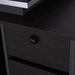 Γραφειο Επαγγελματικο Με Δεξιο Ντουλαπι Rosewood HM2113R 180x80x76υ Εκ. - Image 6