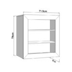 Γραφειο Eudox Artisan Χρωμα 72x47x79εκ - Image 7