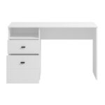 Γραφειο Hipatia 2f Λευκο Χρωμα 127x51x77εκ - Image 4