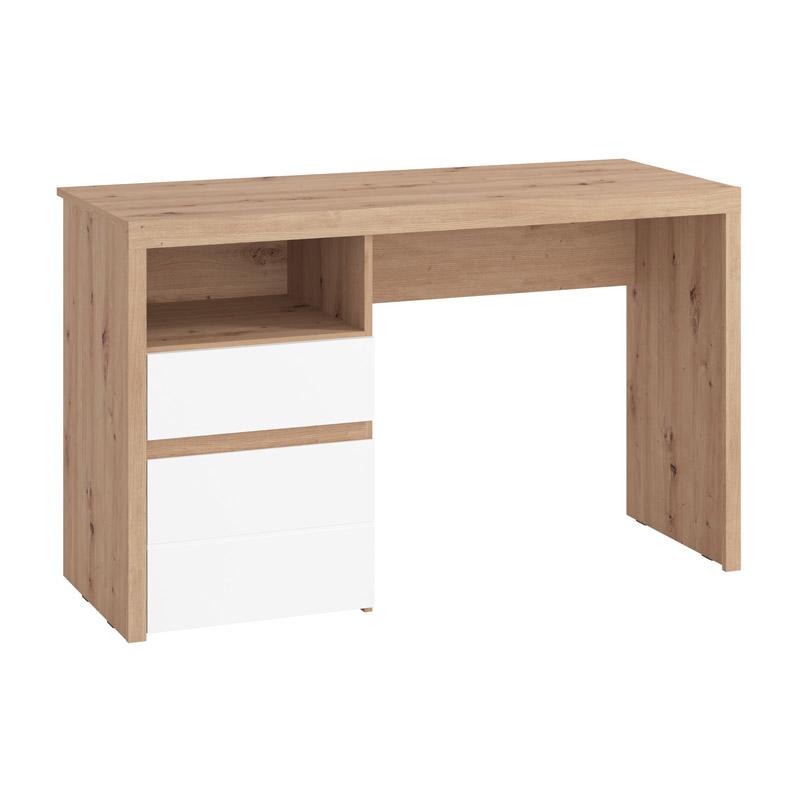 grafeio-hipatia-2f-lp-artisan-leyko-chroma-127x51x77ek1776852603 Γραφειο Hipatia 2f Lp Artisan-Λευκο Χρωμα 127x51x77εκ - Image 1
