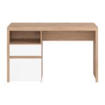 Γραφειο Hipatia 2f Lp Artisan-Λευκο Χρωμα 127x51x77εκ - Image 3
