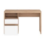 Γραφειο Hipatia 2f Lp Artisan-Λευκο Χρωμα 127x51x77εκ - Image 4