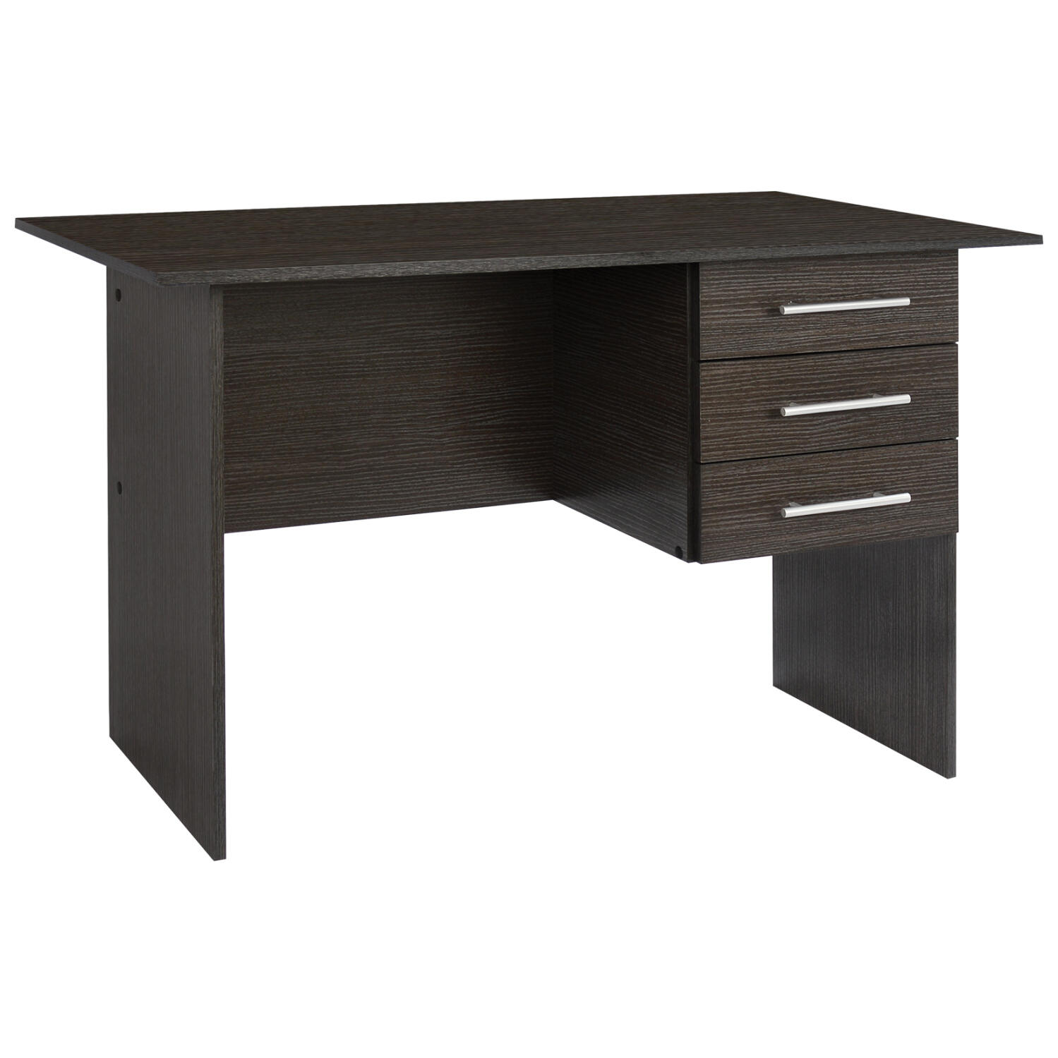 grafeio-melaminis-fb9202901-me-3-syrtari Γραφειο Μελαμινης Ensley HM2029.01 Με 3 Συρταρια Zebrano 120x60x76 Εκ. - Image 1