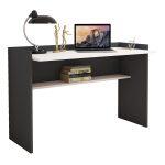 Γραφειο Μελαμινης Γκρι Λευκο Classiker HM9227.13 118x58x80υεκ.